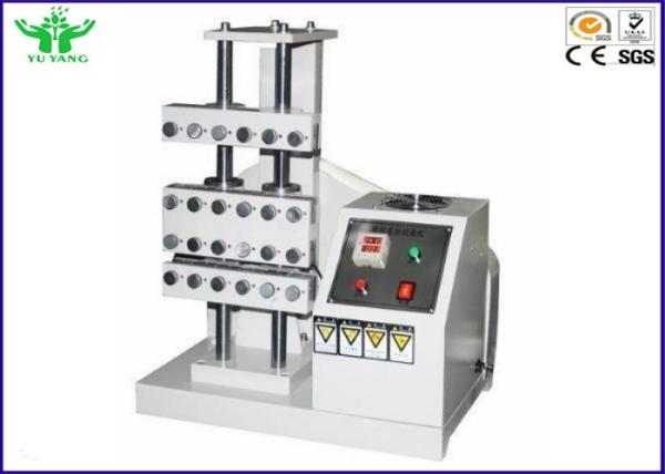 90° Shoes Sides Winding Resistance / Footwear Uppers Bending Tester 100 ±3r/min
