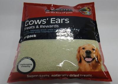 Custom Printed Animal Feed Packaging Bags Stand Up Pouch With Zipper Moisture Proof