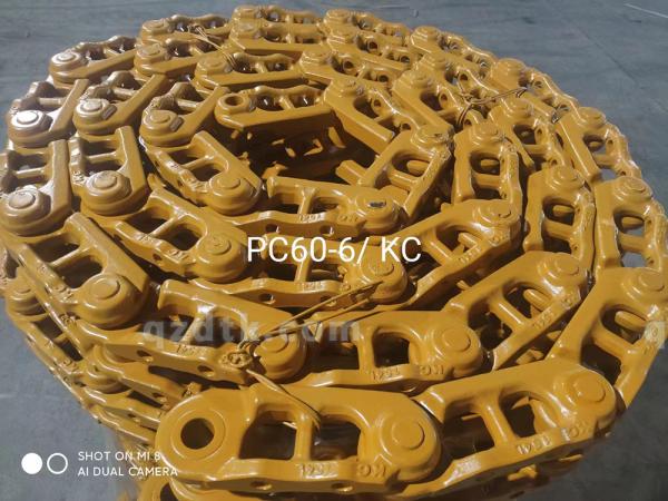 PC60-5 PC60-6 PC60-7 Track Link Chain Assembly For Komatsu Mini Excavator