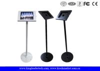 Quiosque de aço do suporte de Ipad do metal completo, cerco ereto do quiosque do assoalho da segurança