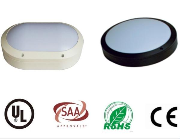 85-265V round LED Bulkhead Light CE Rohs  , 300x300x80mm 50 Hz ip65 bulkhead light Waterproof 5 years warranty