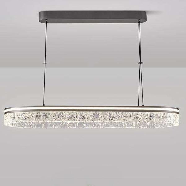 Hotel Living Room Restaurant Pendant Lights 3500K Oval High End Study Room Chandelier