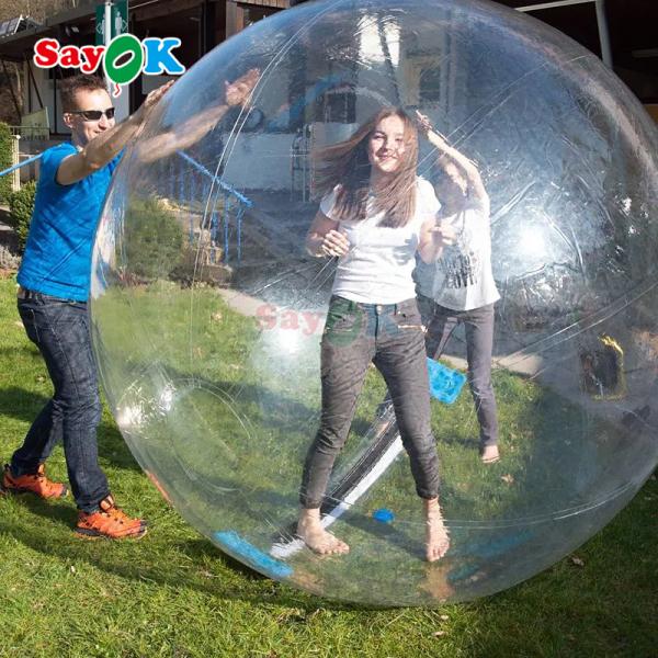 Sayok en gros Matériau en PVC Jeu de sport en plein air Boule gonflable à hamster humain Boule Zorb pour jeux interactifs en intérieur et en extérieur