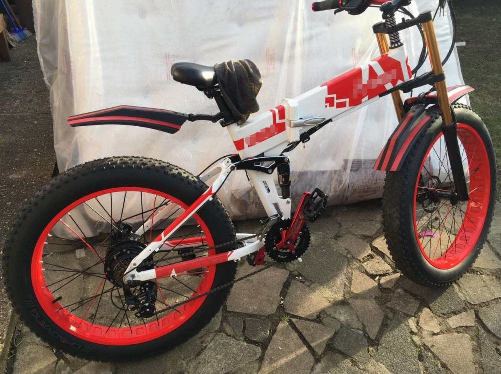 Богачи автошины Ebike электрического велосипеда пляжа горы 26 дюймов жирные сдержали жирный велосипед e складывая 350w 48v