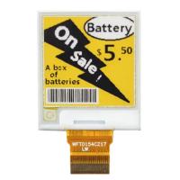 1.54 polegadas 200 * 200 E-Paper Price Tag display, ESL E-Ink Preto, Branco E Amarelo Três cores Eink Screen