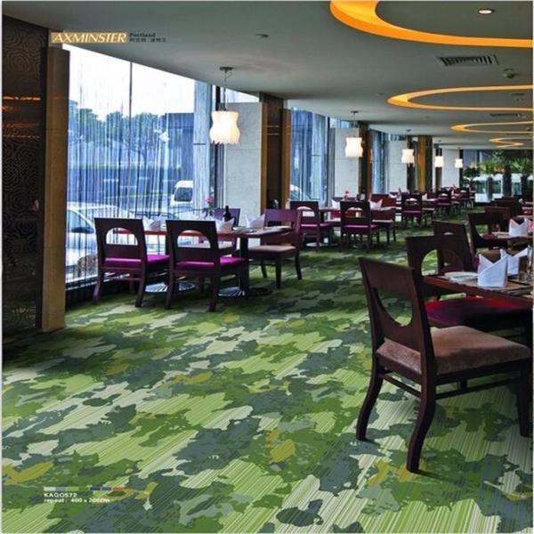 Dark Green Light Green Modern Home Carpet , Contemporary Patterned Carpet