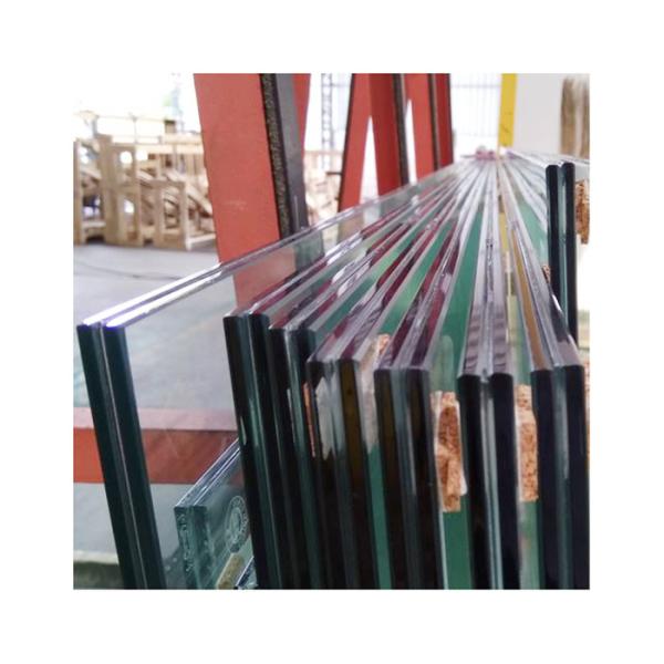 Fabricants de verre de sécurité laminé durci EVA PVB film laminé verre trempé insonorisé verre laminé automobile échantillon disponible