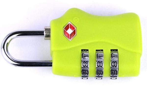blue lock PC material TSA travel lock& Fashion Design Tsa Luggage Lock& Tsa Bag Number Lock