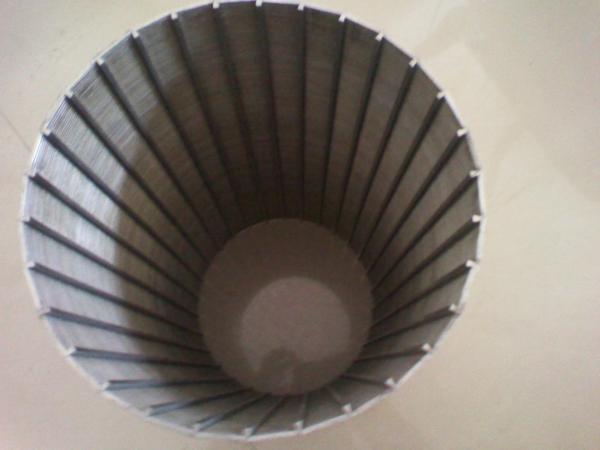OD 126mm Continuous Slot Screen Stainless Steel AISI 316 Tube