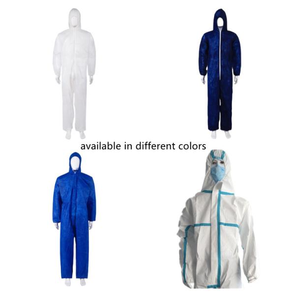 S&J Disposable medical workwear disposable coveralls with pockets