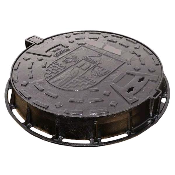 High Strength Cast Ductile Iron Sewer Manhole Cover With Frame Double Seal