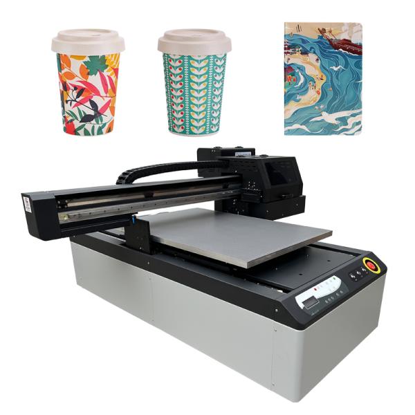 Best Quality 6090 A1 Uv Led Flatbed Printer for Glass Bottle Tiles Pen Wooden Box