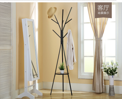 Round Tube Gold 5KG Steel Clothes Rack For Garment Display