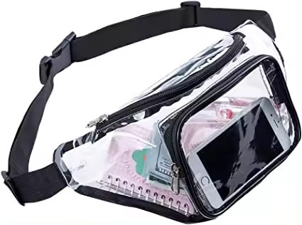 Custom Outdoor Water Proof PVC Clear Fanny Pack OEM/ODM Perfect for Men and Women on the Go