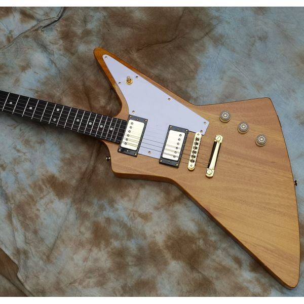 Custom Flamed Maple Top FloydRose Tremolo Dimebag Slime Electric GuitarCustom Korena Explorer Electric Guitar in Stock A