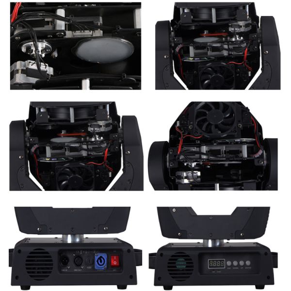 2R Beam 180w Lyre Color Wheel Strobe DImmer Gobo Spot DMX512 DJ Disco Stage Moving Head Light