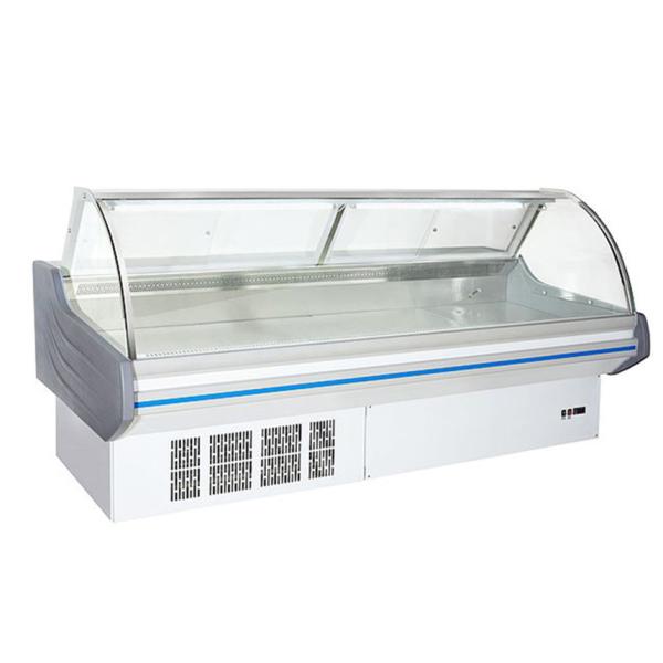 Green Health Commercial Butcher Display Fridge Grocery Meat Cooler Deli Freezer