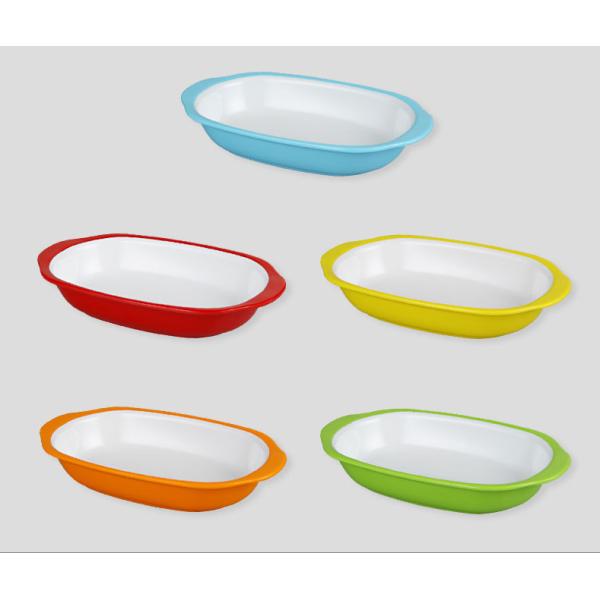 Фабрика оптом A5-A8 пищевой кастрюля многоразовый меламин с ушами маленькая чашка овальная