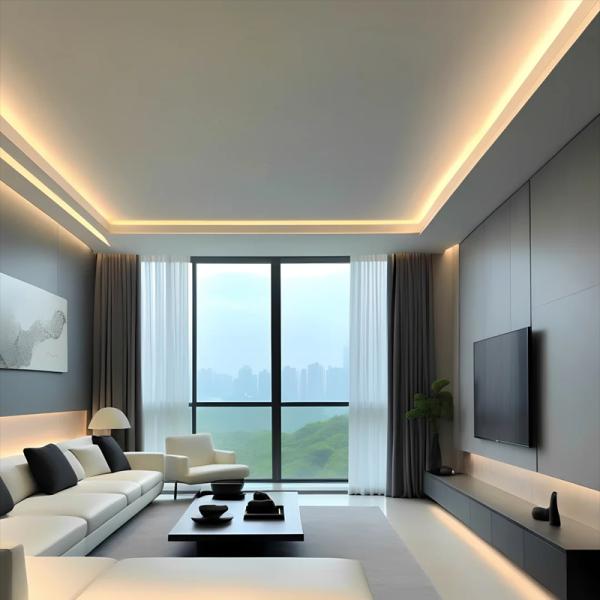 Indoor Corner illumination Aluminum profile LED for Wall lighting