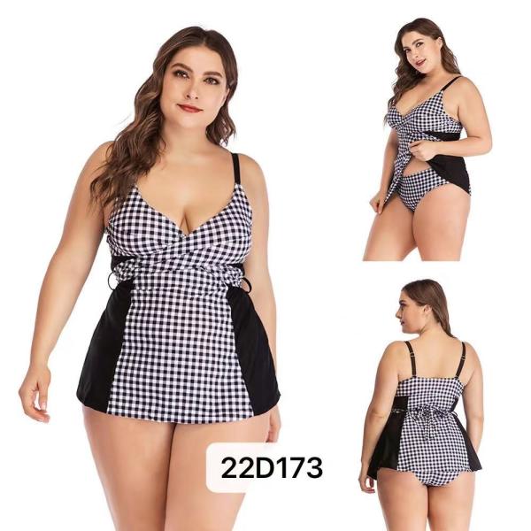 Сексуальные купальные костюмы жемчуга сплошного цвета swimwear размера положительной величины женщин для добавочных женщин размера