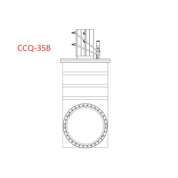 Good Tightness Vacuum Gate Valve Easy Installation 1E+5 To 1E-7 Pa Application