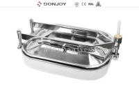 Matt Surface Wrench Type Square Tank Manhole Cover Oval Mayway For Vessel