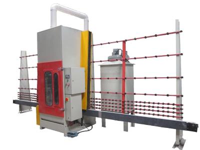 CE Certified 5-Gun Vertical Automatic Glass Sandblasting Machine for Glass Processing