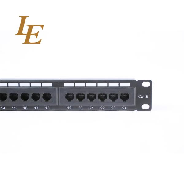 1U UTP 24ポート Cat5E Cat6 UTP パッチパネル