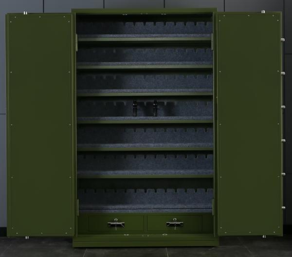 High Security Double Door Gun Cabinet Steel Electronic Lock
