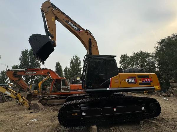 Second Hand Sany SY365H Excavator 36 Ton With Less Hour  Safety