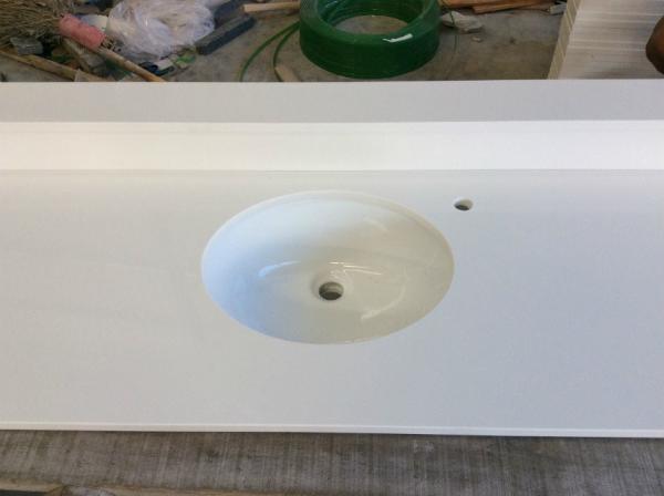 Kitchen Artificial Stone Countertops White Engineered Stone Countertop Easy To Clean