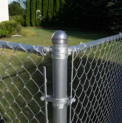 PVC Coated Low Carbon Steel Chain Link Fence with 2 Diamond Mesh for Garden Fencing