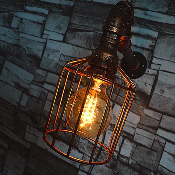 Обслуживание Одм ОЭМ шарика лампы стены трубы водопровода утюга лампы стены шарика Эдисон личности