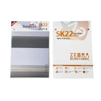 Fabric Zebra Blackout Fabric Window Shade Motor Semi Blackout 100% Polyerster Dia e Noite Zebra Fabric