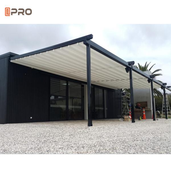 Easy Install Outdoor Powder Coated Aluminum Pergola Retractable Side Ceiling Bracket
