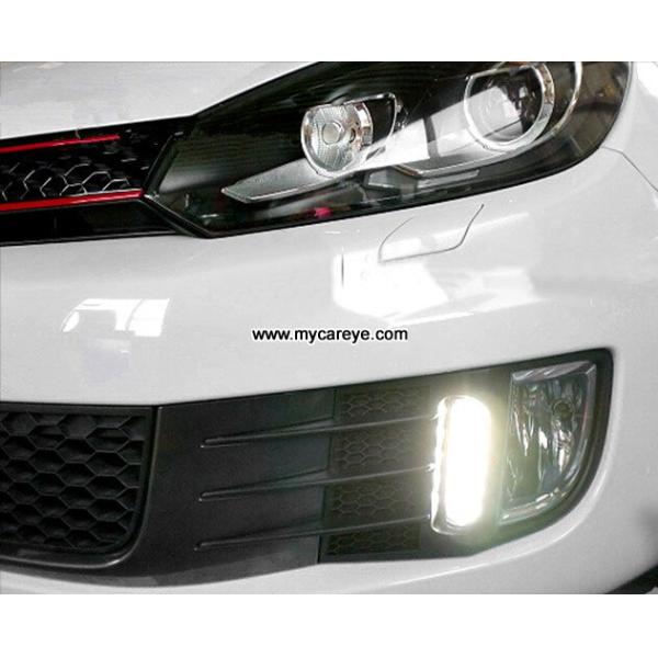 Volkswagen VW Golf 6 GTI DRL LED Daytime Lights car driving daylight