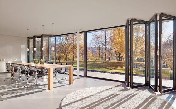 Powder Coated Bullet Proof Aluminium Sliding Glass Doors Customized Size corner sliding door sliding door sensor price