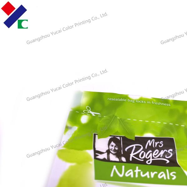 Recyclable Resealable плоский нижний упаковывая цвет пятна качества еды сумки