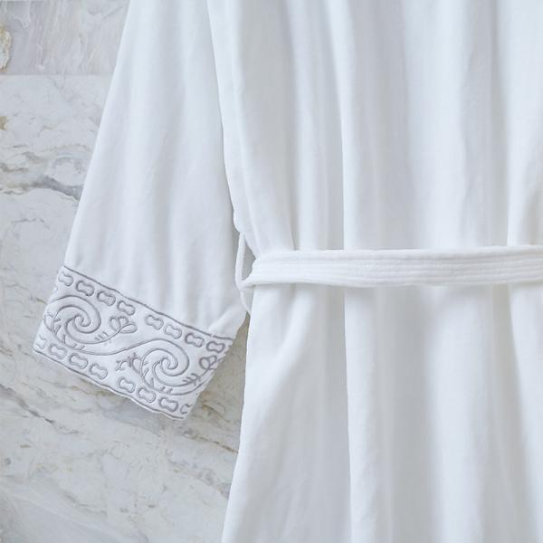 Soft Touch Hotel Spa Robes Linen Luxurious 100% Turkish Cotton Embroidered Pajamas