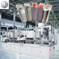 35cpm Square Tin Can Making Machine 1liter Combinated Flanging Sealing