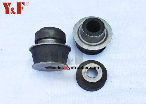 Black Anti Vibration Rubber Bushes Vehicle Suspension Body Mounts