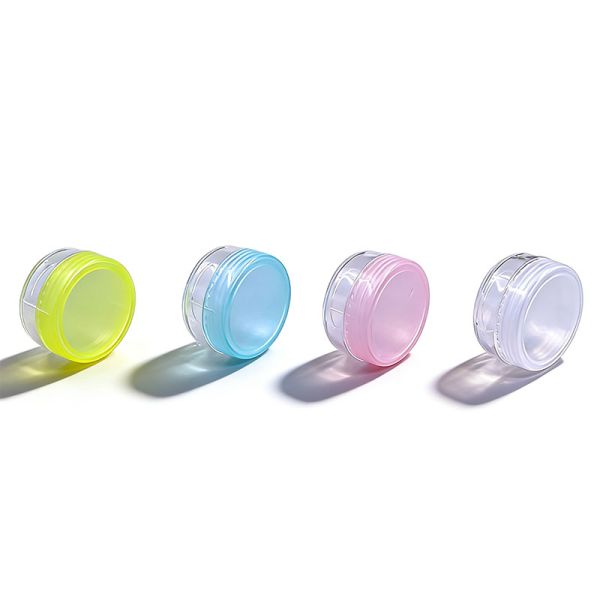 HOT Sale Cosmetic Container 10g 15g Custom Color PS Plastic Eye Face Mini Body Cream Jar