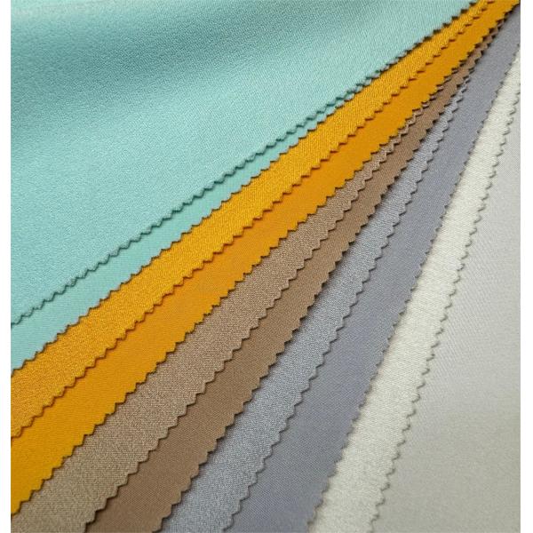 Custom Color High Density 4 Way Stretch Spandex Woven Acetate-imitated Fabric For Clothing