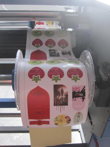 Adhesive Digital Label Cutter Roll To Roll , Automatic High Efficiency