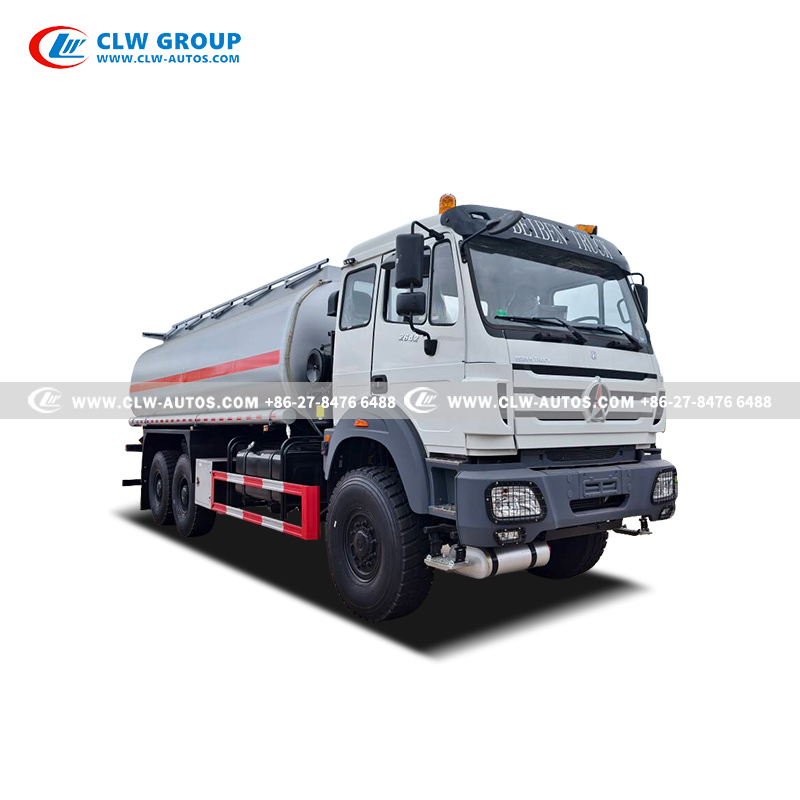 Beiben 6x6 All-Wheel Drive 20,000L 420HP Fuel Tanker Truck for Off-Road Diesel Bowser