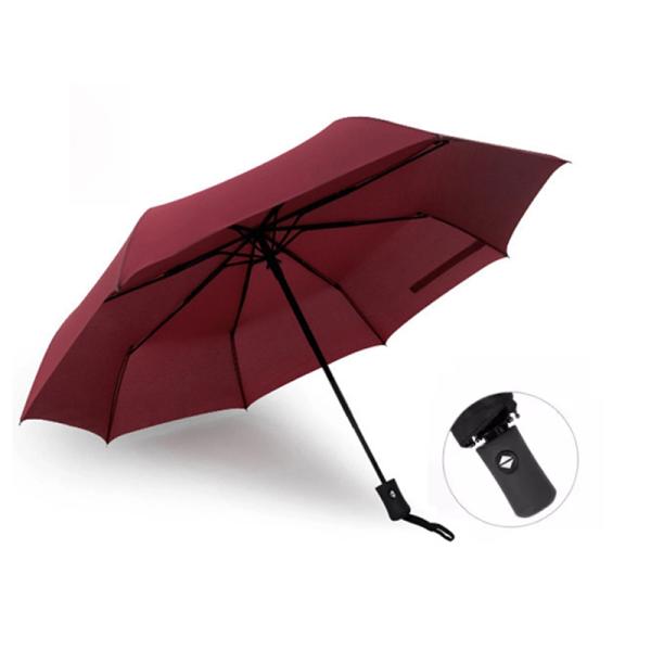 95cm Open Diameter Travel Umbrella with Compact Design and Customized Logo Paraguas