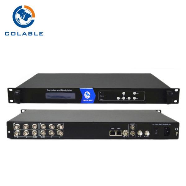 4 Channel AV DVB T Modulator , 4 In 1 MPEG 2 Hdmi To Dvb T Modulator COL5011U -