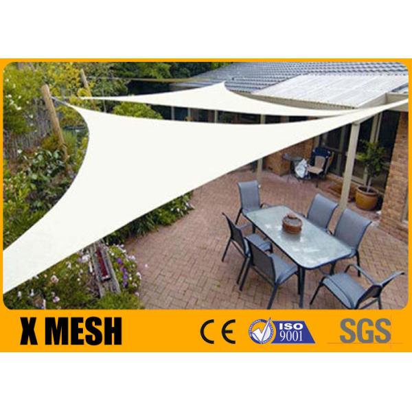 Беж сети тени Солнца Hdpe крыши балкона триангулярный связал ориентированное на заказчика