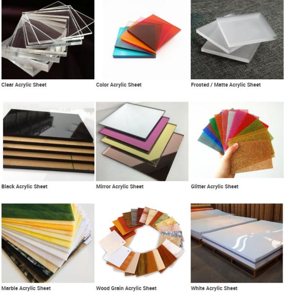 UV Resistant Clear Acrylic Sheet Perspex 4x8 10mm Custom Cast