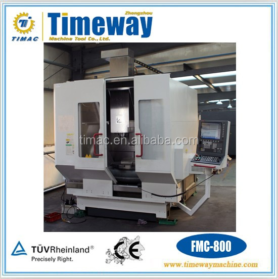 5 Axis Metal CNC Milling Machine Fanuc Machining Center with 1400 kg Max. Table Load